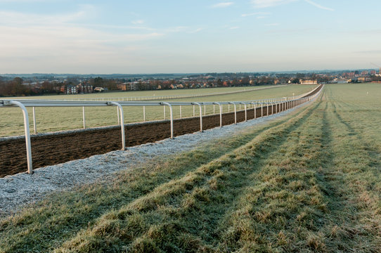 Newmarket Gallops On Warren Hill.