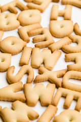 Letter biscuit for children