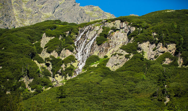 Fototapeta Tatry wodospad