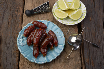 Portuguese Sausages board