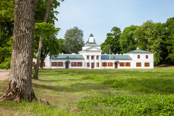 Belorussian tourist attraction -  Oginski Palace in Grodno region.