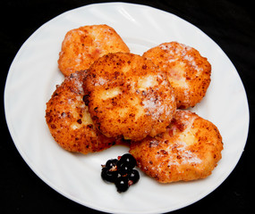 cheesecake on a white plate