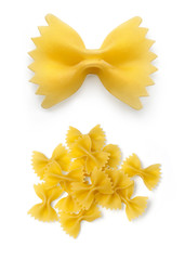 single bow tie pasta
