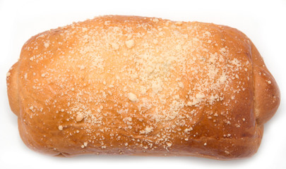 pastry dough on a white background