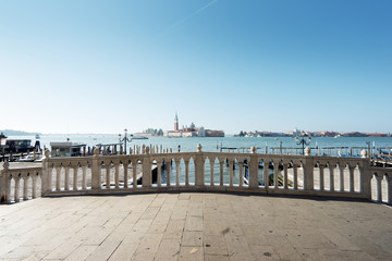 bridge and island San Giorgio Maggiore, Venice, Italy