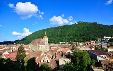 Cityscape in Brasov Romania