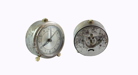 Vintage rusted clock