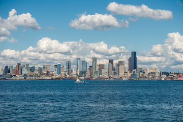 Obraz premium Sunny Seattle Skyline 7