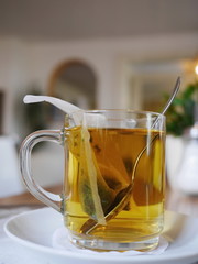 black tea glass restaurant