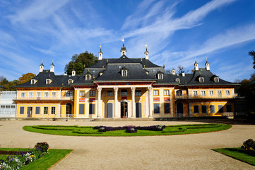 Fototapeta na wymiar Bergpalais, Schloss Pillnitz