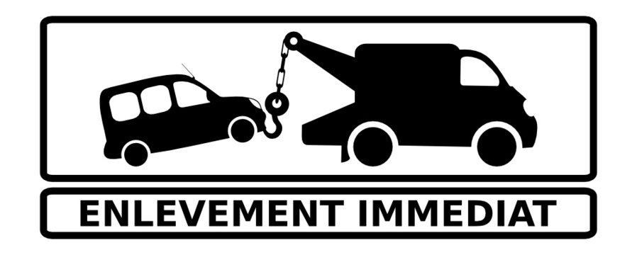 enl&egrave;vement imm&eacute;diat symbole