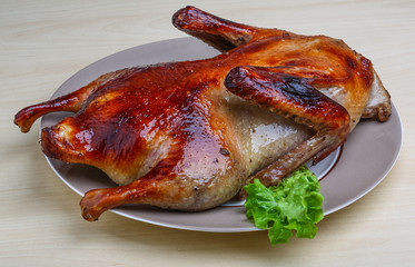 Roasted duck