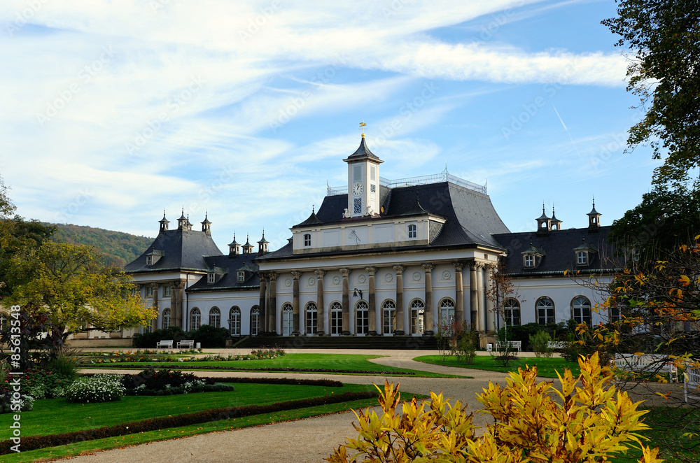 Sticker Neues Palais, Schloss Pillnitz