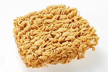Instant noodle isolated on white background