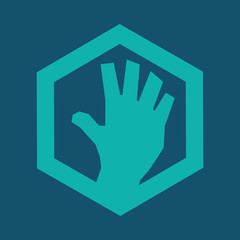 Fototapeta premium Hand sign design 