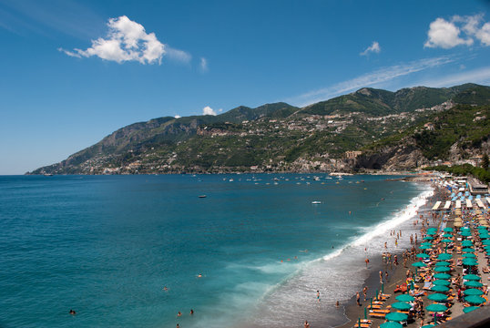 Maiori bay, Amalfi Coast peninsula