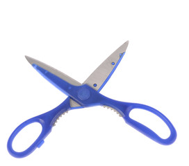 Blue itchen scissors