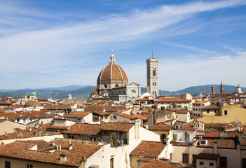 Fototapeta na wymiar Toscana,Firenze,il Duomo.
