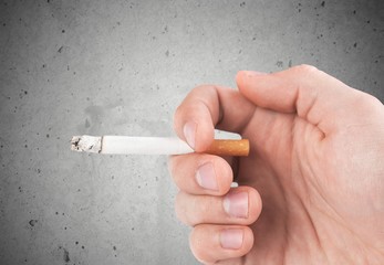 Cigarette, Smoking, Human Hand.