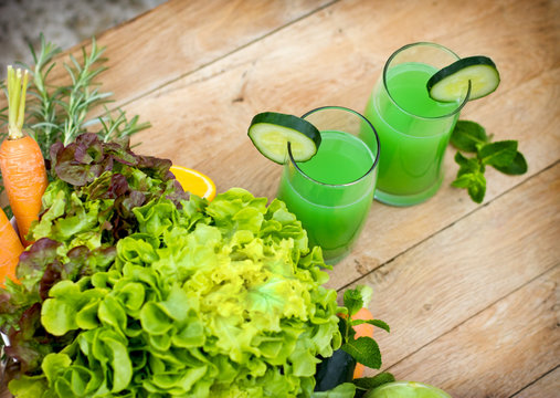 Healthy drink - green juice