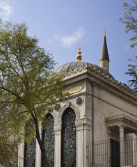 Mosque in Istanbul town. Turkey