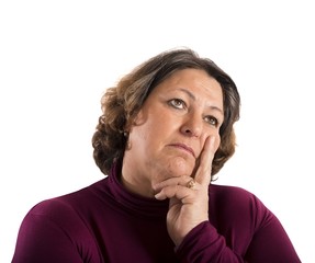 Woman thinking