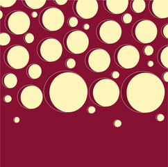 cheese pattern on red