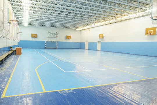 Interior of a sport games hall