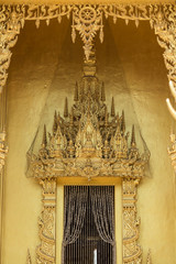 The Thailand exquisitely temple window