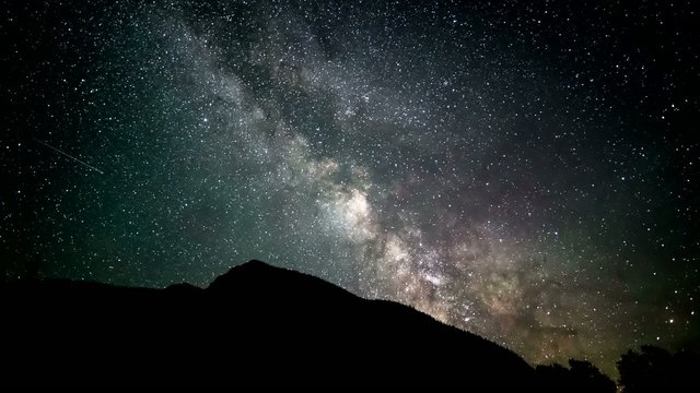 Milky Way over the Mountains