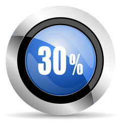 30 percent icon sale sign