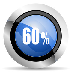 60 percent icon sale sign