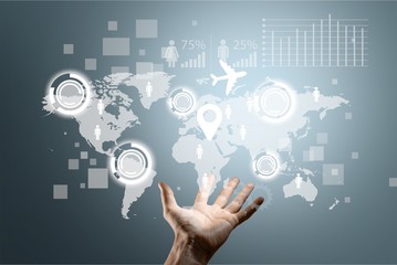 Globe, Earth, World Map.