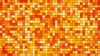 orange tiles glass mosaic background