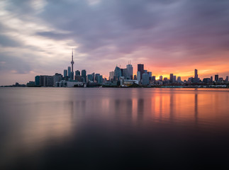 Toronto Skyline at Sunset © mikecleggphoto