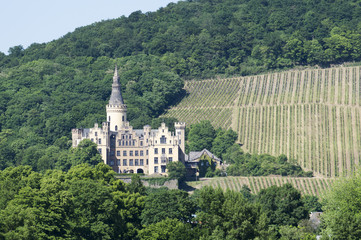 Schloss Arenfels bei Bad Hönningen am Rhein, Deutschland