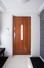 Wooden front door
