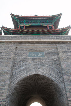 Chinese Ancient City Gate Tower