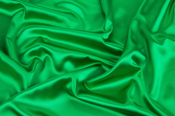 Green drapery. 