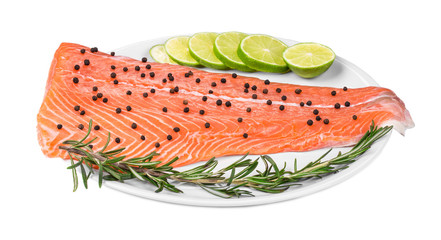 fresh salmon steak