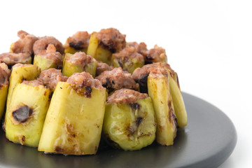 Pork Stuffed Mini Bell Peppers