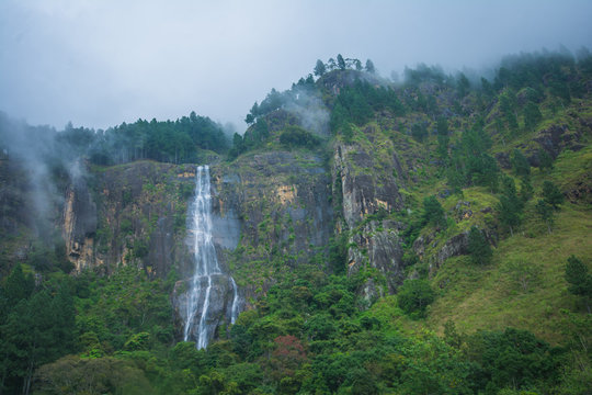 Bambarakanda Ella, the tallest waterfall in Sri Lanka