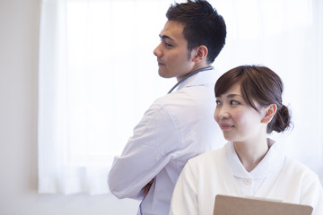 病院で働く人のポートレート