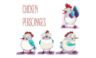 Курочки персонажи