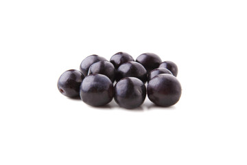 Fresh Blueberry isolated on White Background.
