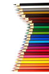 Color pencil on paper background