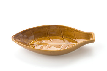 dish isolated on white background