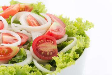 Fresh vegetables salad