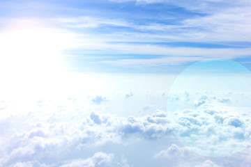 Clouds in the sky with the imagination of a child. 