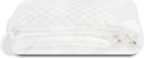 White Padded mattress cover